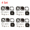 Set of 4 Carburetor Gasket Rebuild Kit for Zama C1Q C1U RB-47
