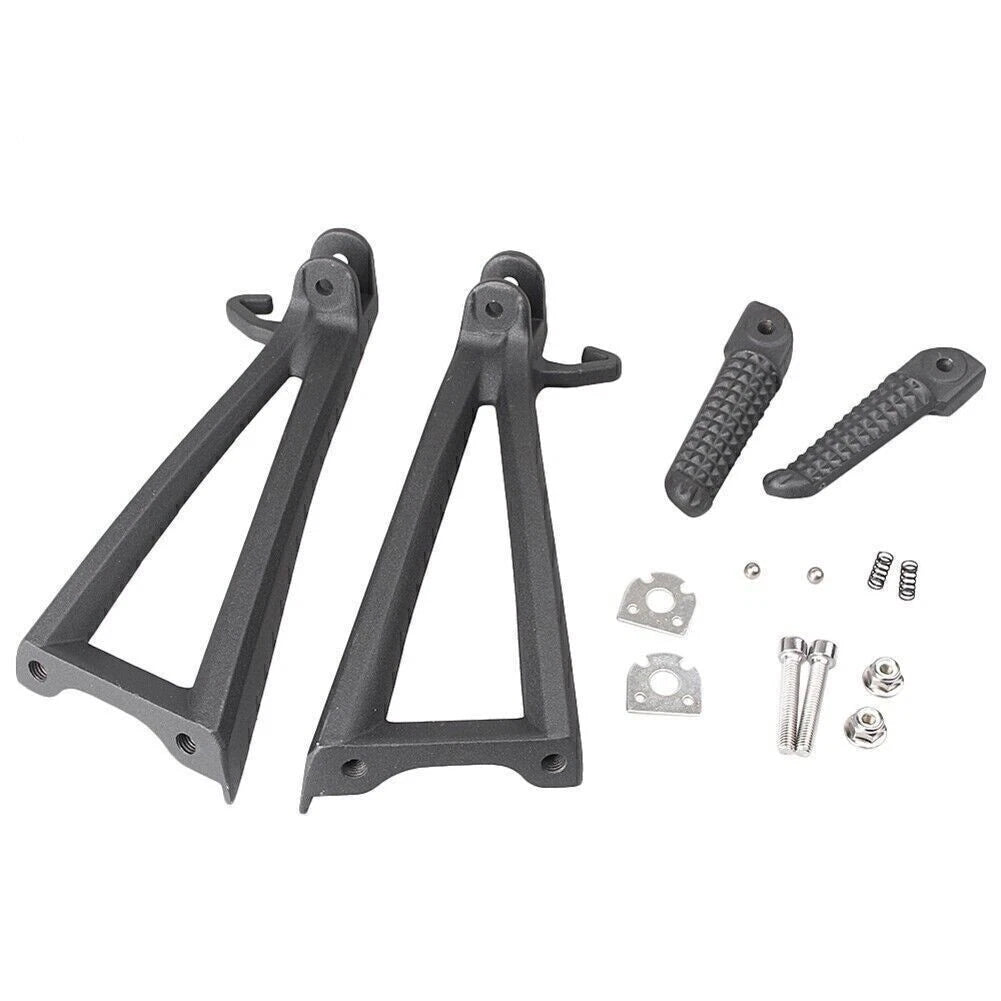 Rear Footrest Assembly Kit for Yamaha YZF R6 (2006–2011) - Black