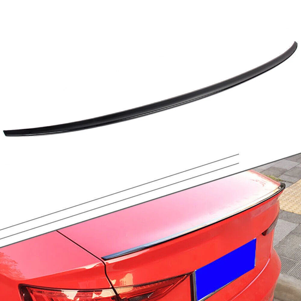 Rear Wing Spoiler ABS for Audi A3 (2014–2019) Gloss Black
