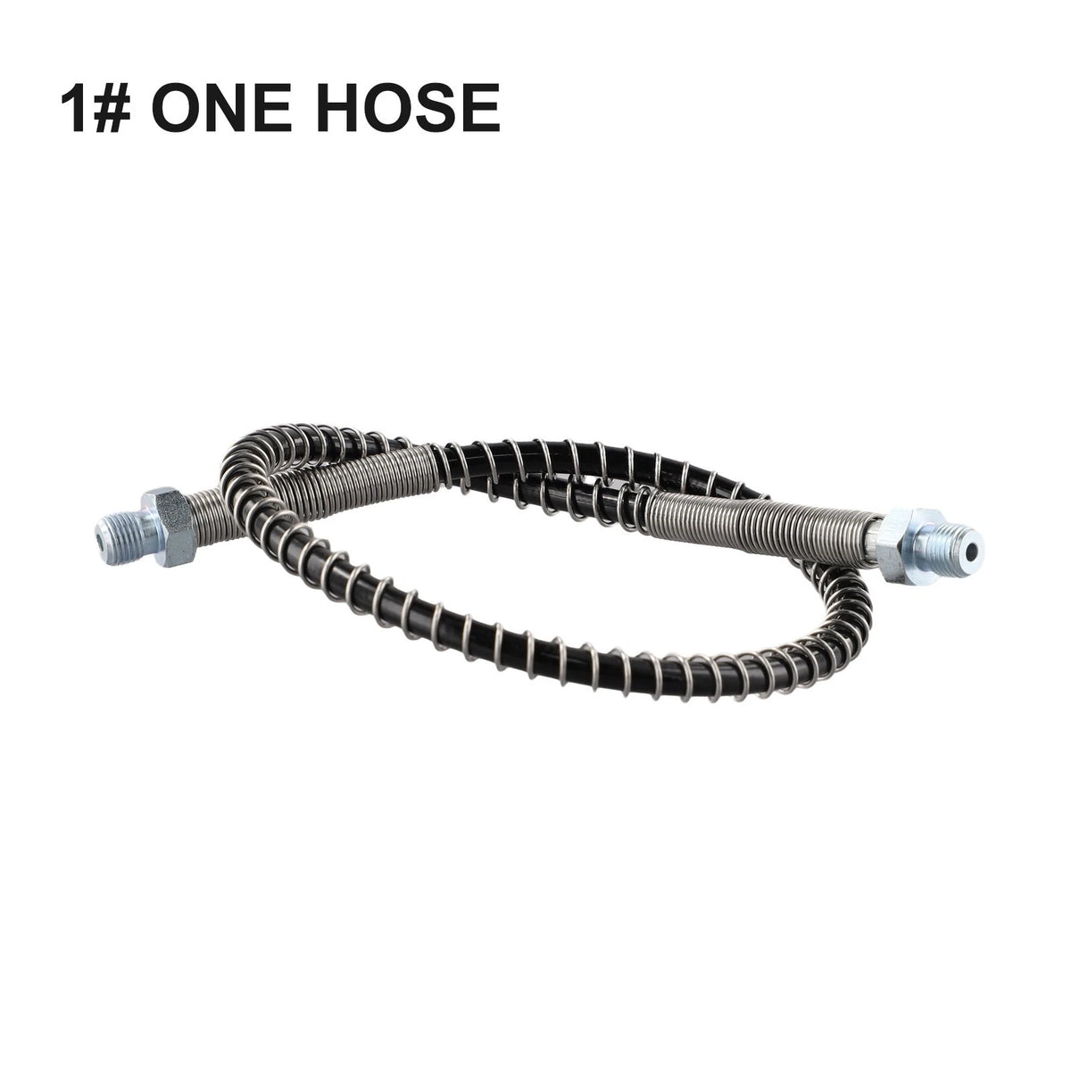High Pressure Hose 3mm x 6mm x 500mm 64Mpa/9000PSI M10 x 1 Thread