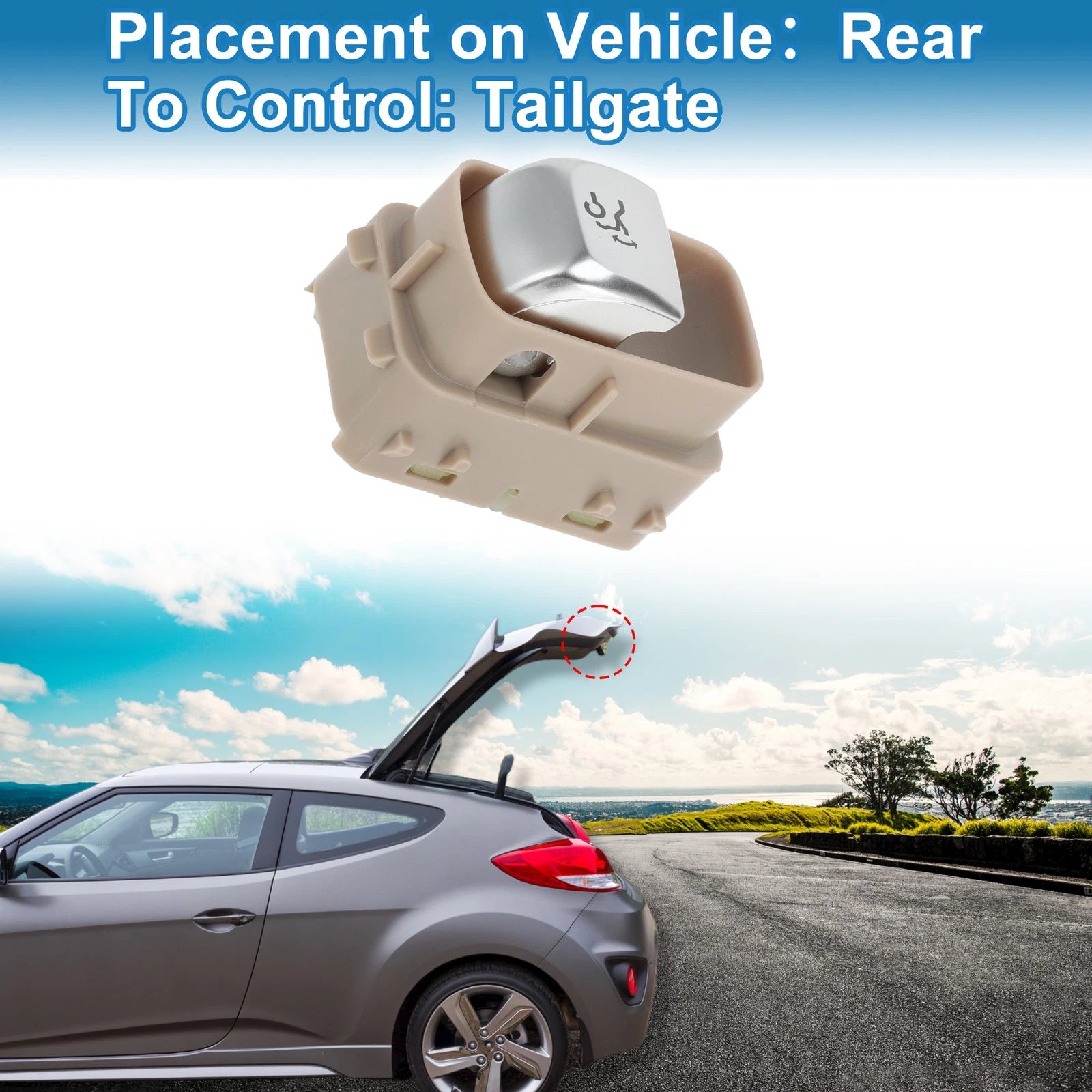 Trunk Release Switch Replacement for Mercedes C300 C400 C63 (2015–2021)