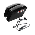 Saddle Bags with Conversion Brackets for Harley Softail Fatboy
