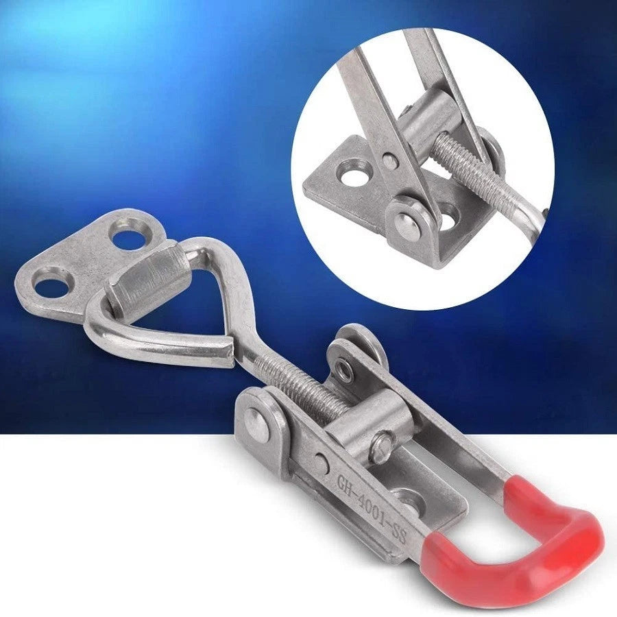 2X Adjustable Box Buckle for Horizontal Door Bolts