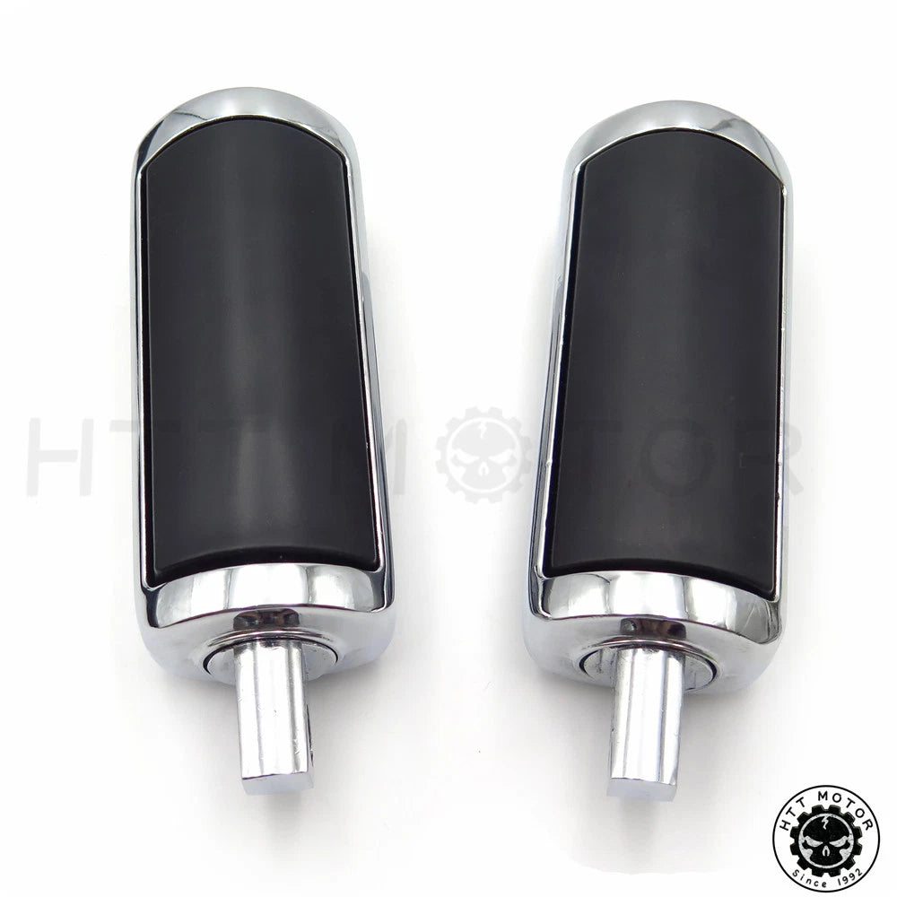 Pair Skull Foot Pegs for Harley-Davidson Touring (Male Peg Mount)