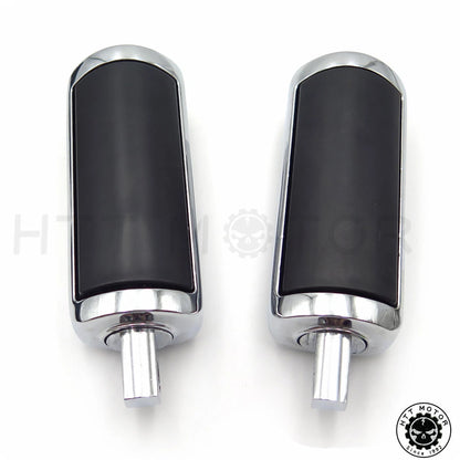 Pair Skull Foot Pegs for Harley-Davidson Touring (Male Peg Mount)