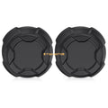 2X Front Matte Black Rim Caps for Polaris Ranger Crew SP 570 (2022–2025)