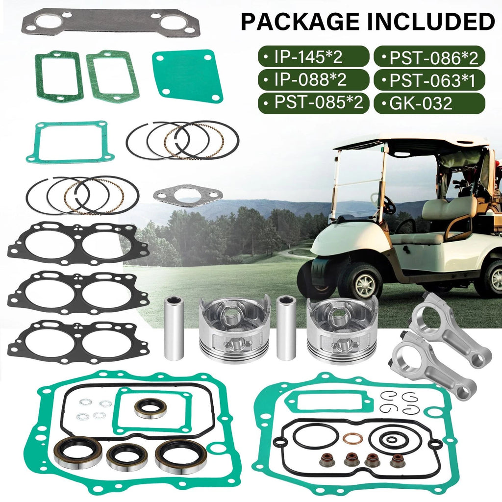 Billet Connecting Rods & Oversize 0.5mm Piston for EZGO 4Cycle EH35C 350cc