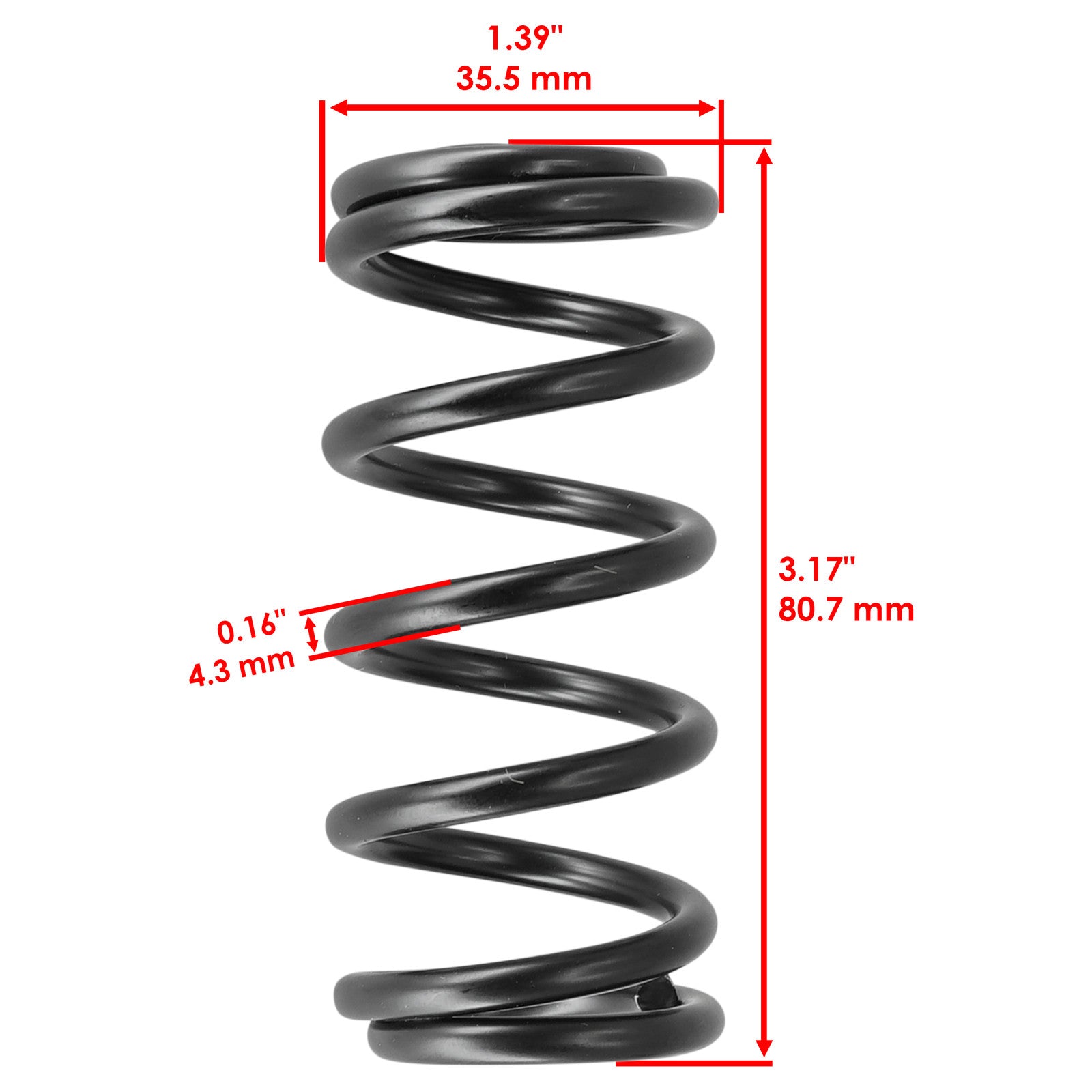 Seat Compression Springs for John Deere 102 105 108 115 125 135 (OEM Replacement)