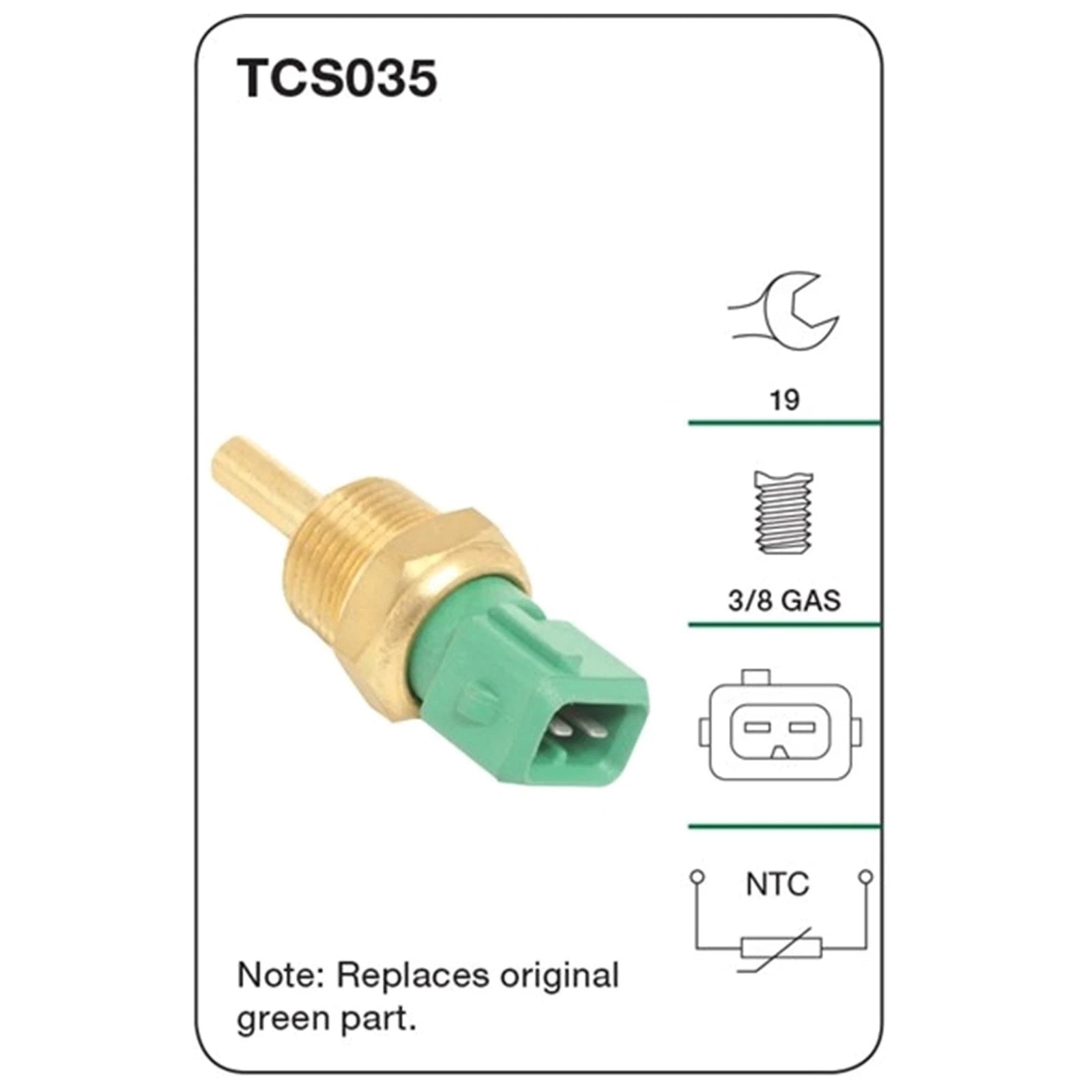 Coolant Temperature ECU Sensor for Daihatsu Move L601 (1997–1998)
