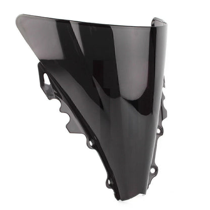 Double Bladder Windshield for Yamaha YZF R6 600 (2006–2007) Black
