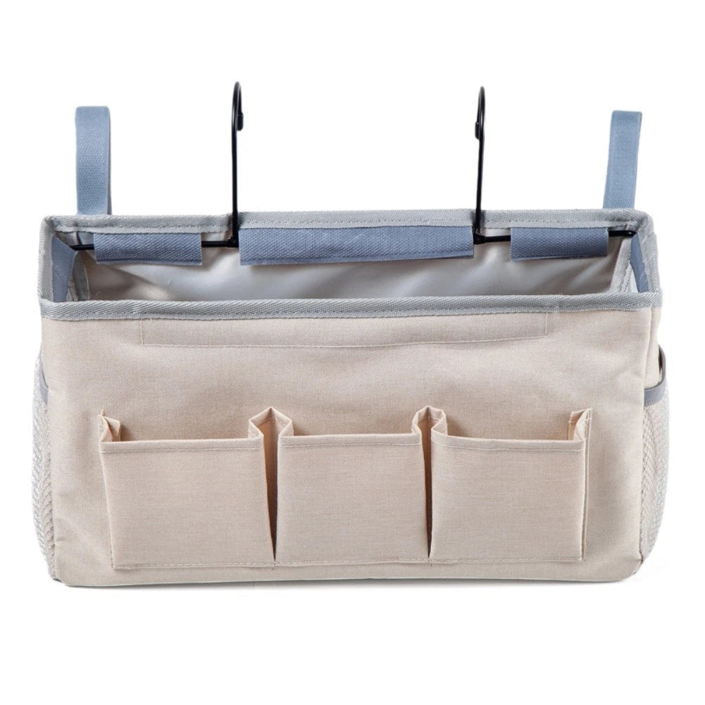 3-Pocket Bedside Hanging Organizer for Convenient Access to Essentials