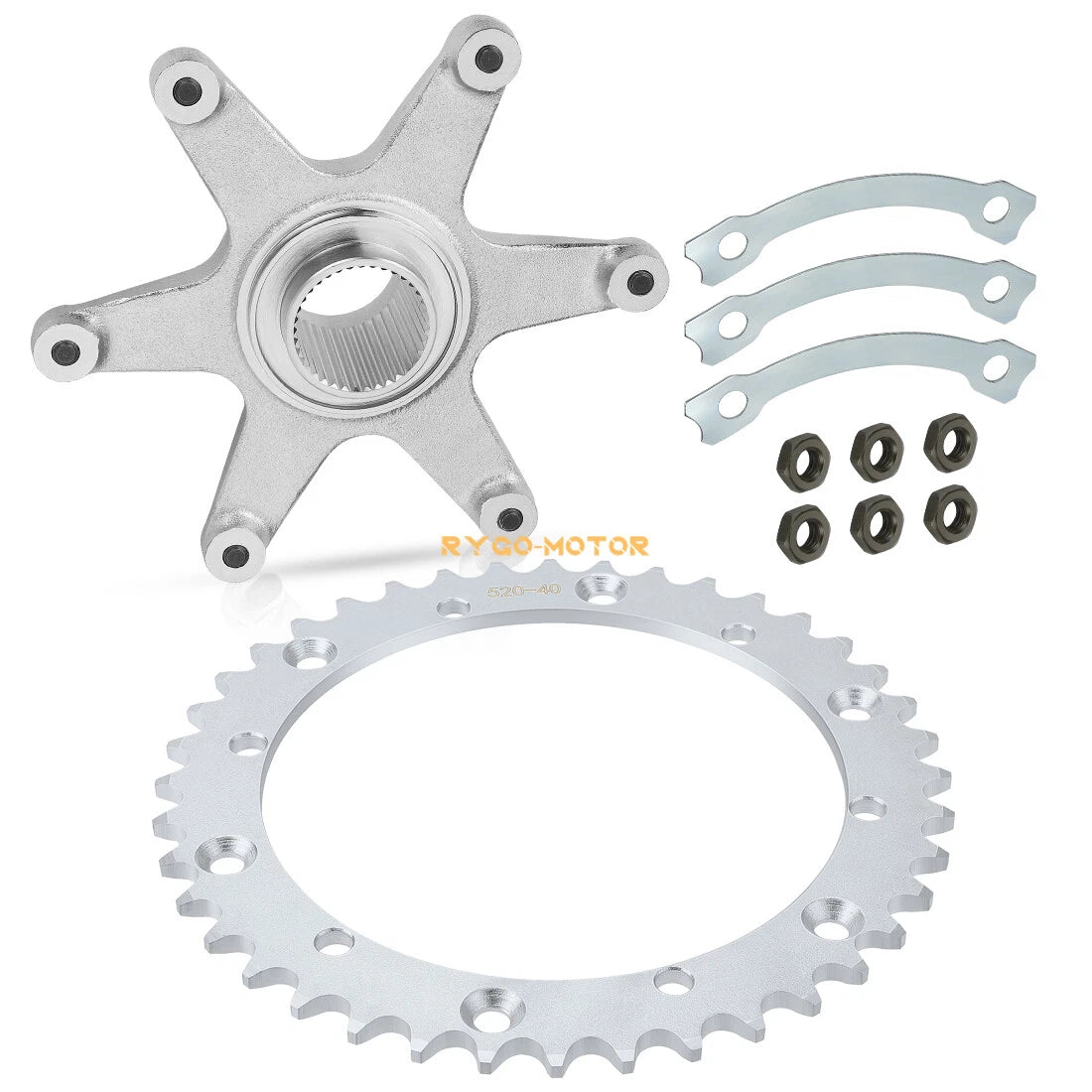 Rear Sprocket & Hub Assembly for Yamaha Raptor 660R (2001–2005)