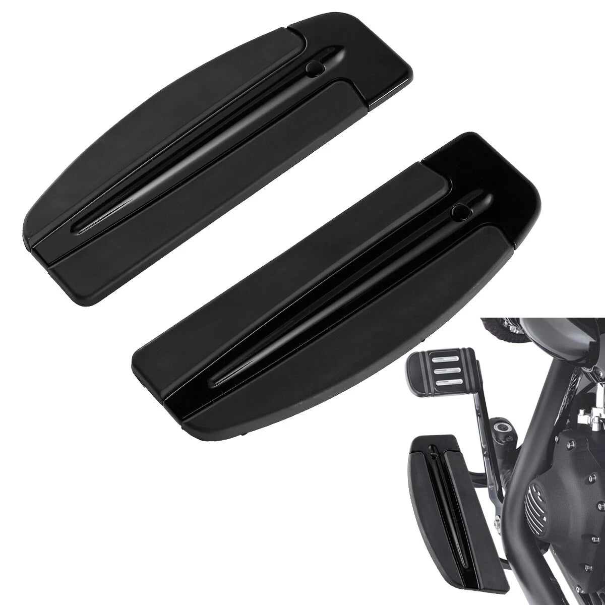 Slipstream Rider Floorboard Inserts for Harley Electra Glide (1986–Present)