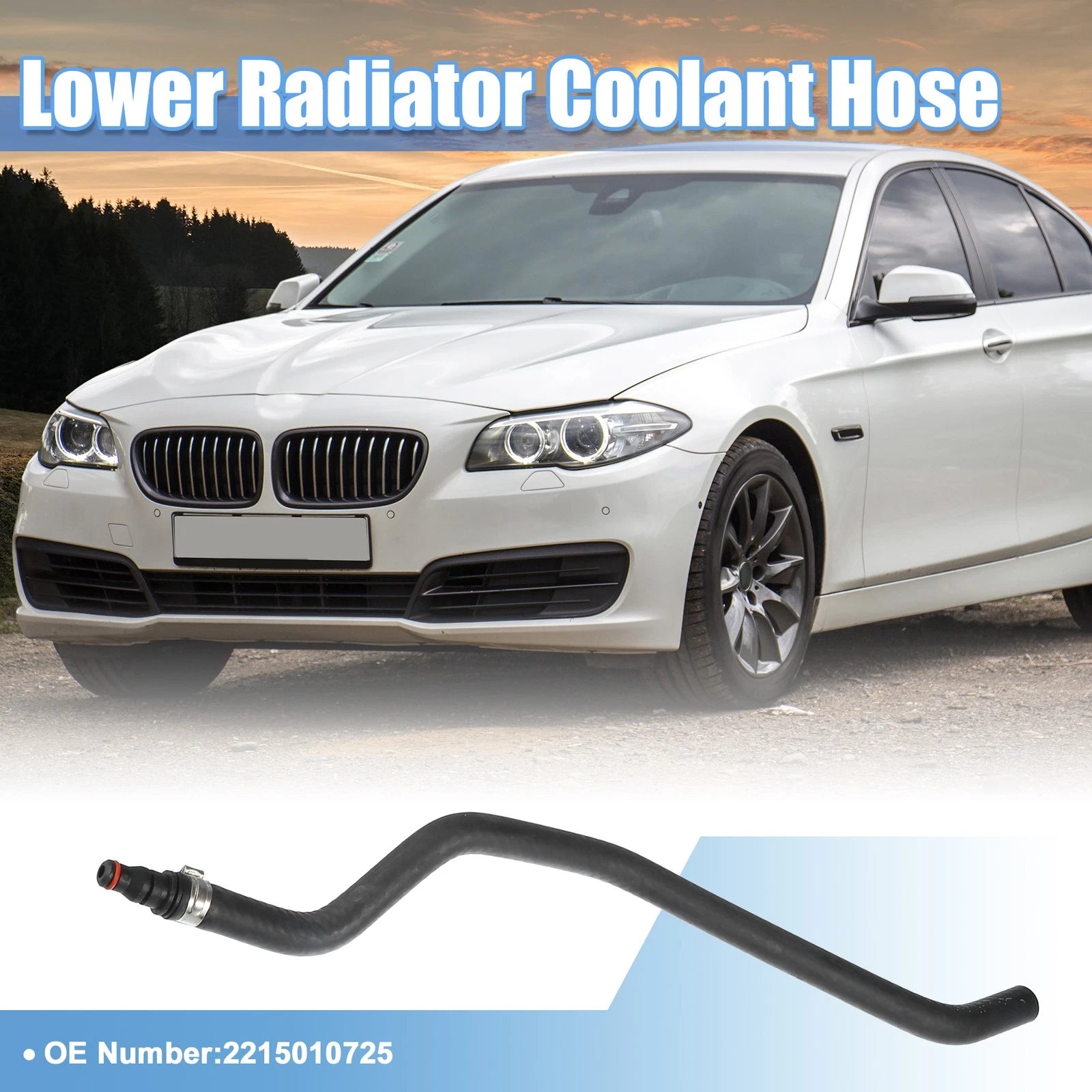 Radiator Coolant Hose OEM Replacement for Mercedes-Benz CL550 4Matic (2007–2011)