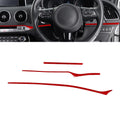 3PCS Dashboard Panel Cover Trim Strips for Kia Stinger (2018–2023)