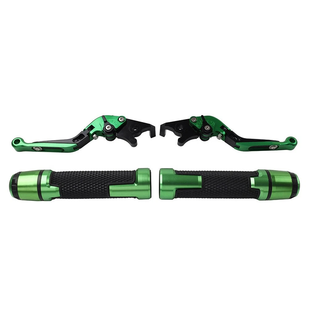 Folding Extendable Brake Clutch Lever for Honda CRF1000L (2016–2020) Green