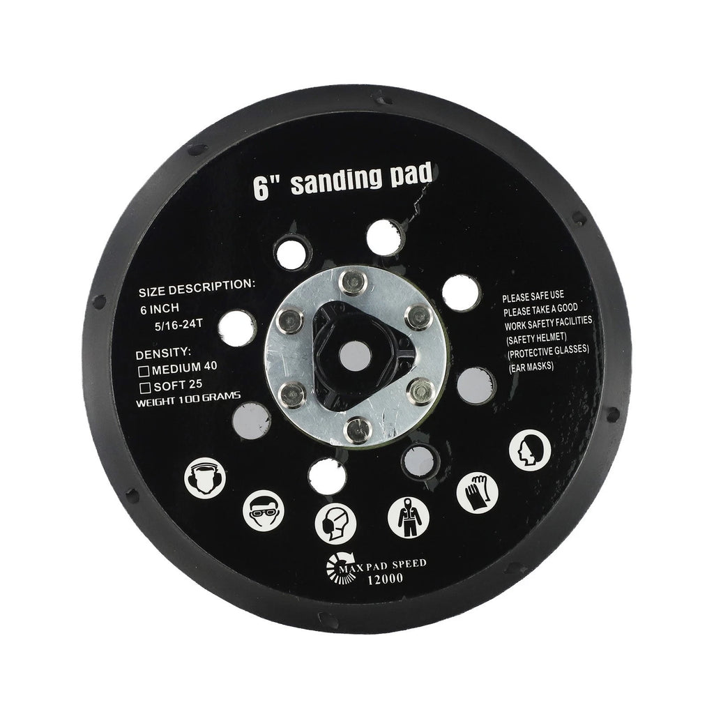 Performance Sander Backing Pad 150mm with Threaded Attachment