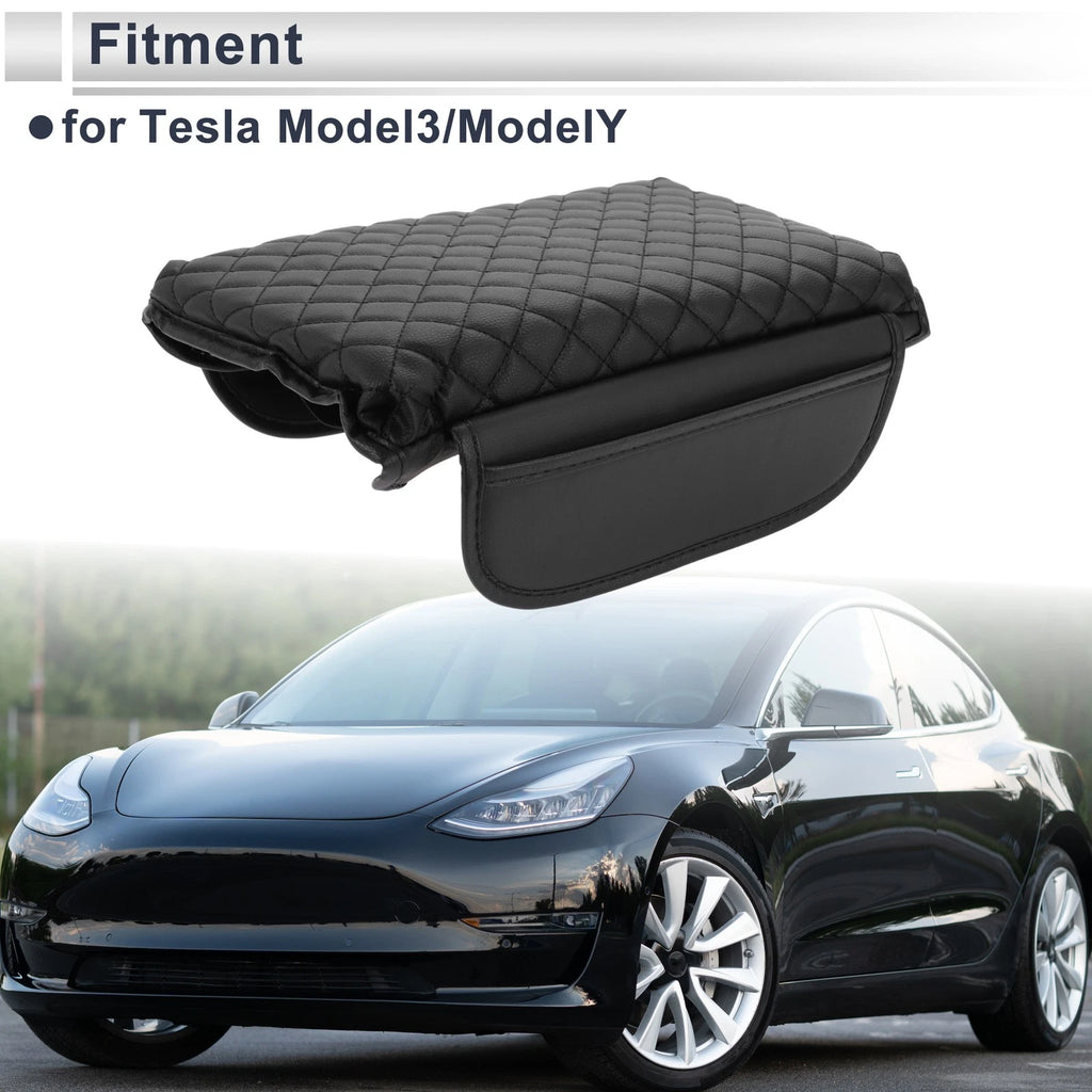 Center Console Cover for Tesla Model 3/Model Y (2017–2023) Black