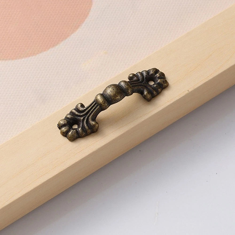 10X Vintage Furniture Pull Handle Knob Cabinet Hardware