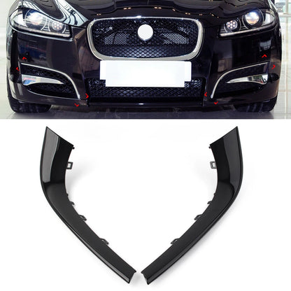 1 Pair Front Bumper Upper Molding Trim for Jaguar XF (2012–2015)