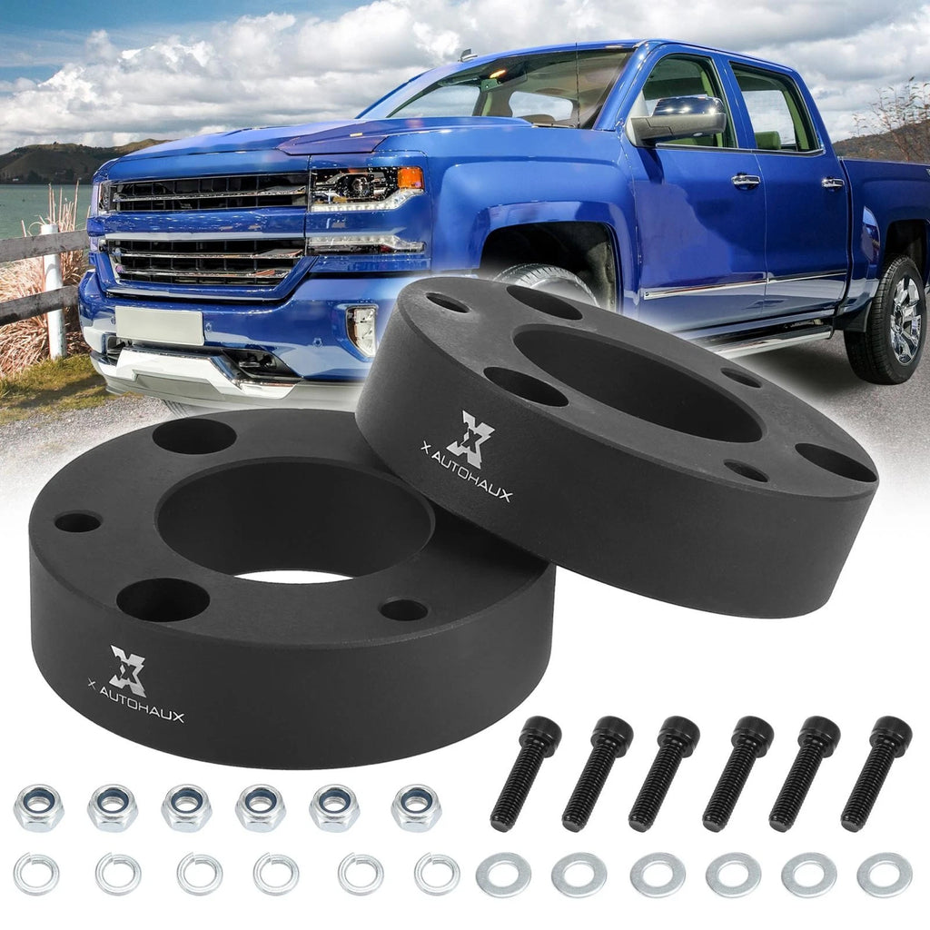 2.5 Inch Front Leveling Lift Spacers Kit for Silverado GMC 1500 4WD (2007–2017)