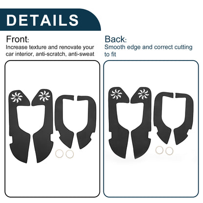 Car Door Anti Kick Pad Protector for Lexus ES ES350 ES300h ES250 (2021–2024)