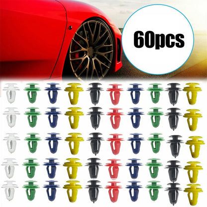 Set of 4 Car Door Panel Clips for Various Makes and Models