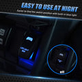 Blue Backlit LED Light Bar Control Rocker Toggle Switch for UTV ATV Truck Boat