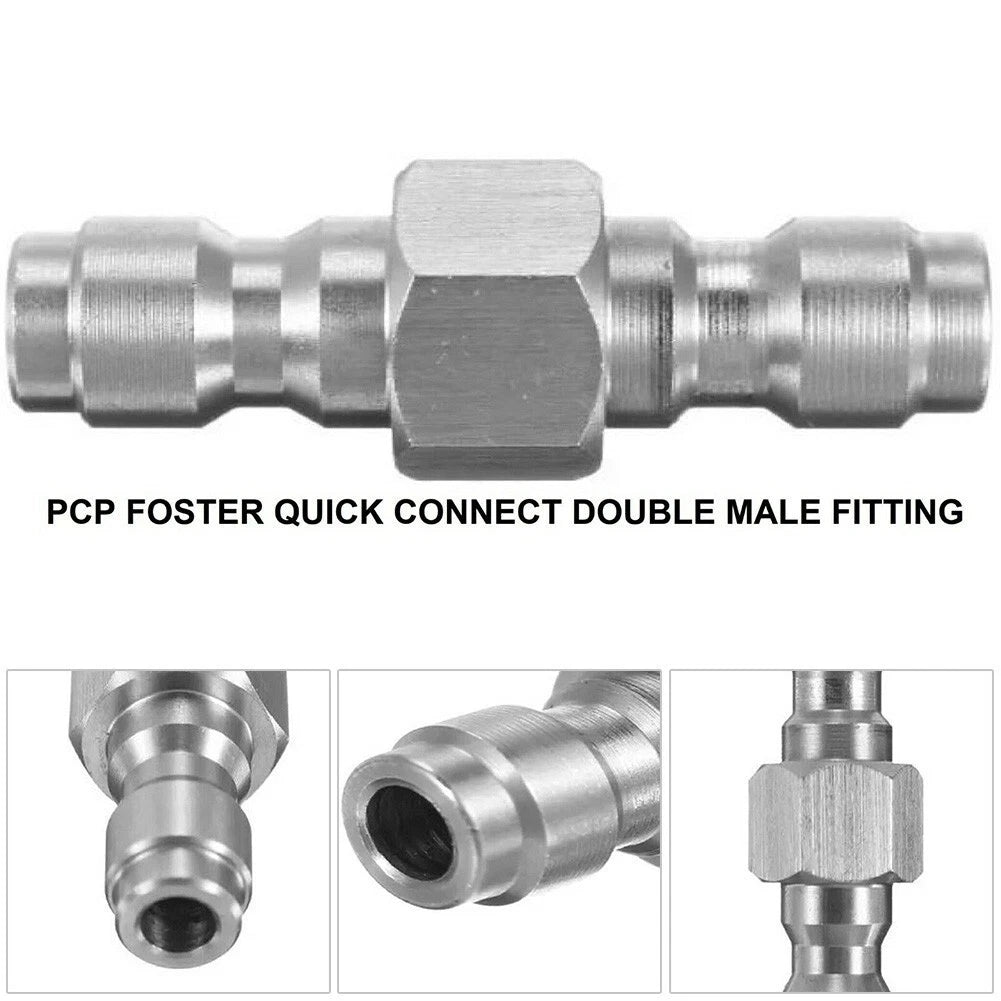 Double Male Quick Connect Adapter for Gas Cylinder Kit