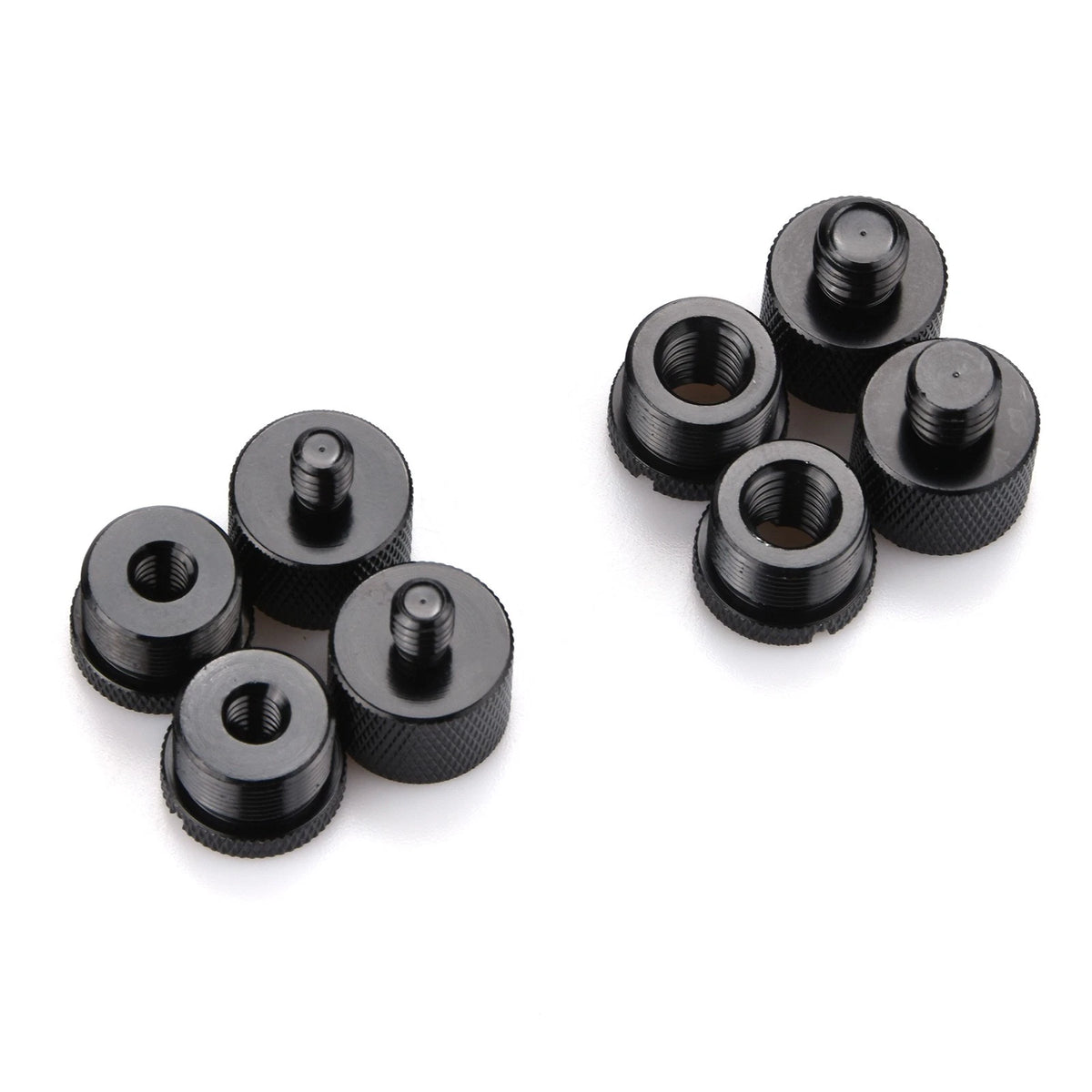 8x Mic Stand Thread Adapter Kit 5/8" to 3/8" & 5/8" to 1/4"