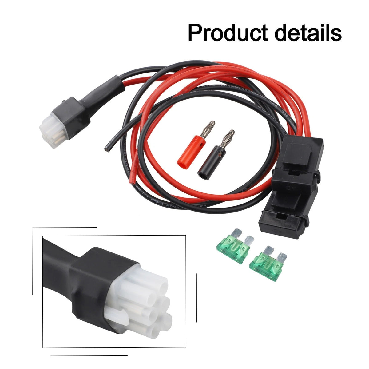 1m Power Cord with 6 Pins for Multiple Radio Models