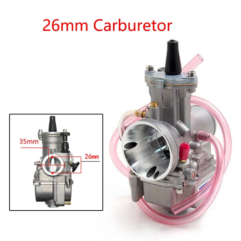 26mm Carburetor for PWK26 Keihin KOSO OKO Dirt Pit Bike ATV Go Kart