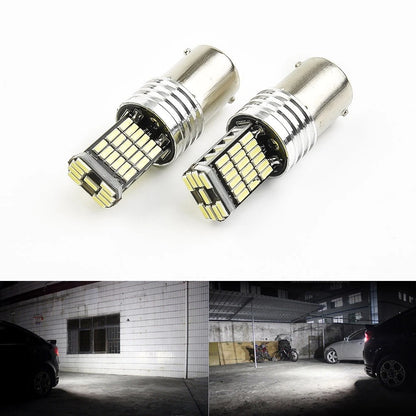 2X 1156 BA15S LED Bulbs for Car Turn Signals Reverse Brake Light
