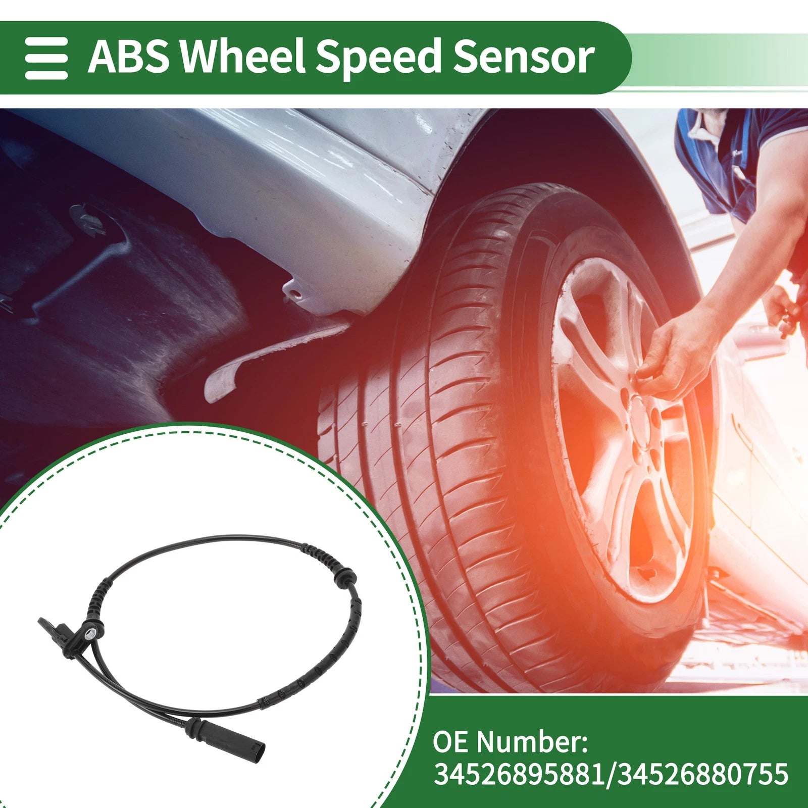 ABS Wheel Speed Sensor Replacement for BMW X1 F48 2018–2022