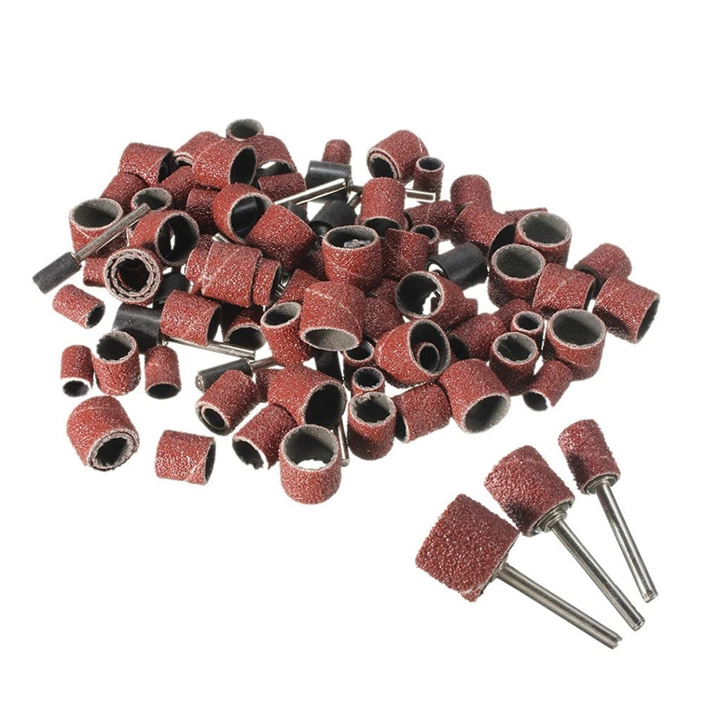 102 Pcs Sanding Drum Kit 80 Grit for Electric Grinder