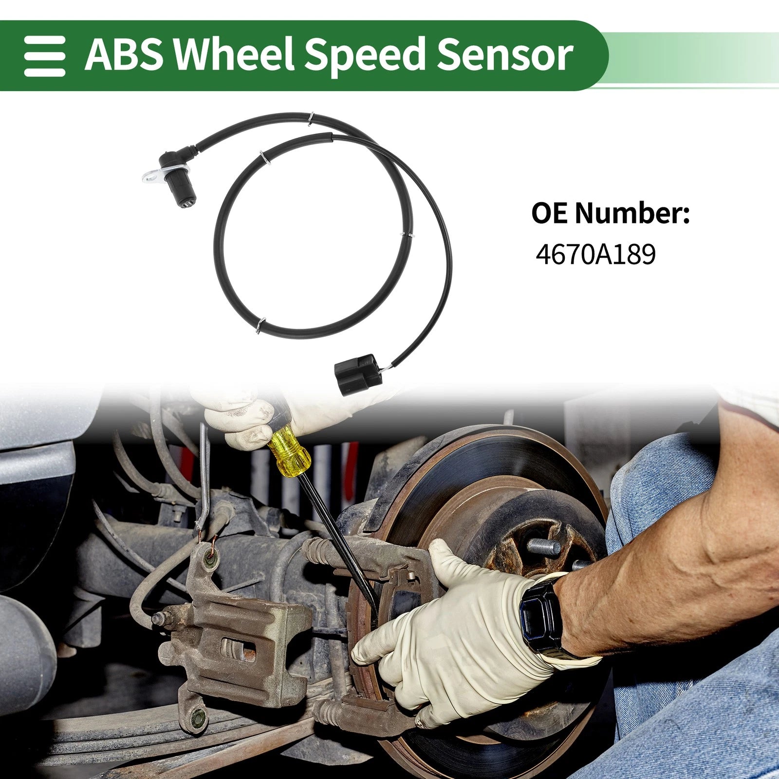 ABS Wheel Speed Sensor Replacement for Mitsubishi Pajero (2009–2016)