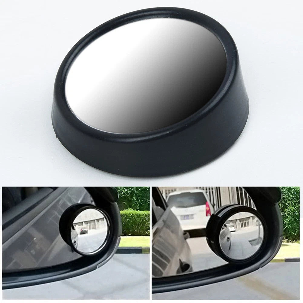 2X Wide Angle Convex Rear Side View Blind Spot Mirrors for Cars