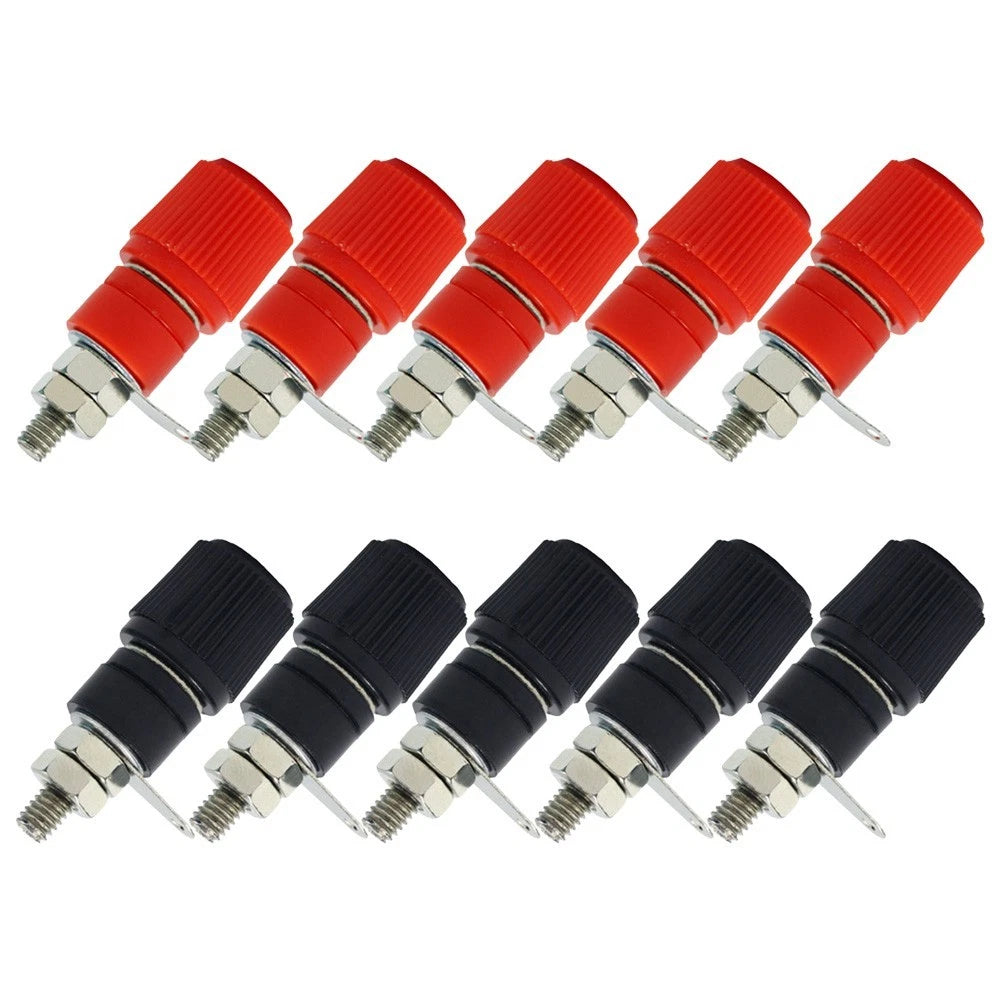 10PCS 4MM Banana Socket Binding Post Electrical Connector