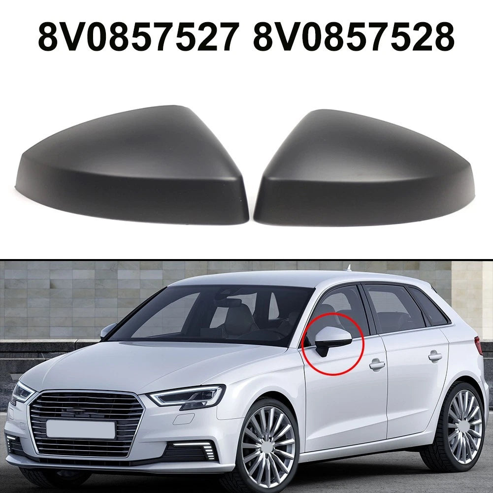 Matte Black Wing Mirror Housings for A3 For S3 RFor S3 2014-2019 OEM Compatible