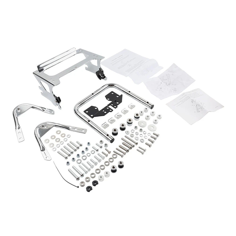 2X Trunk Luggage Rack with Hardware for Harley Street Glide Road King (1997–2008)