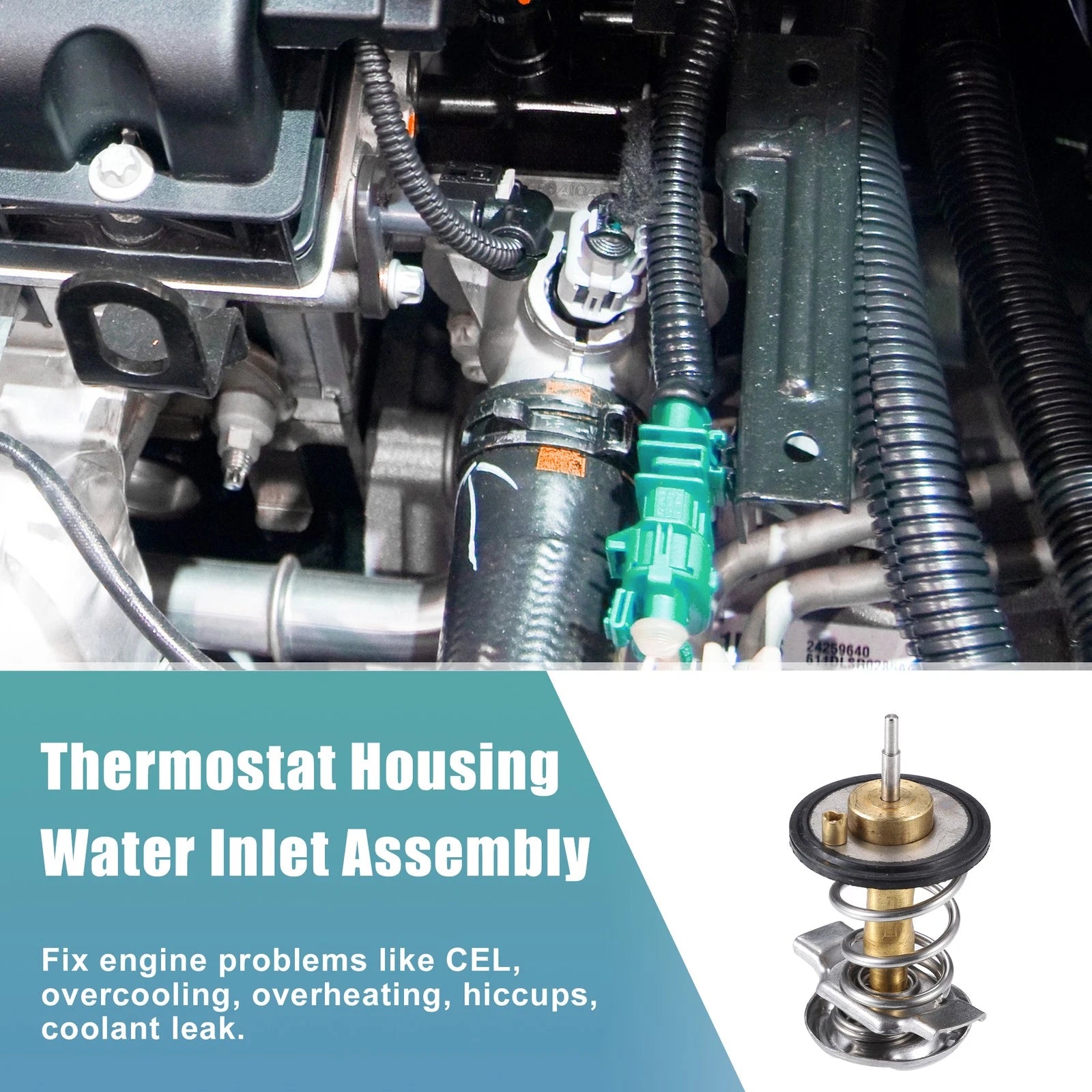 Engine Coolant Thermostat Replacement for Chevrolet Equinox (2008–2017)