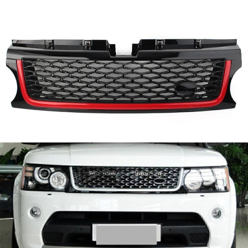 Front Grille Upper Grill for Range Rover Sport (2010–2013) Black