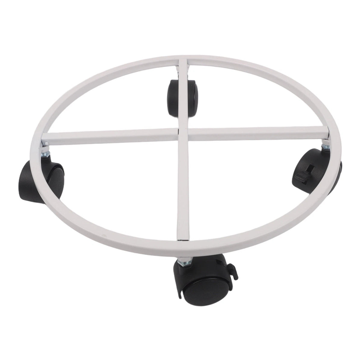 Plant Stand with Smooth Rolling Casters for Balcony Decoration