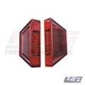 LED Tail Lights for Polaris 1000 General (020-352) - Red Lenses - Pair