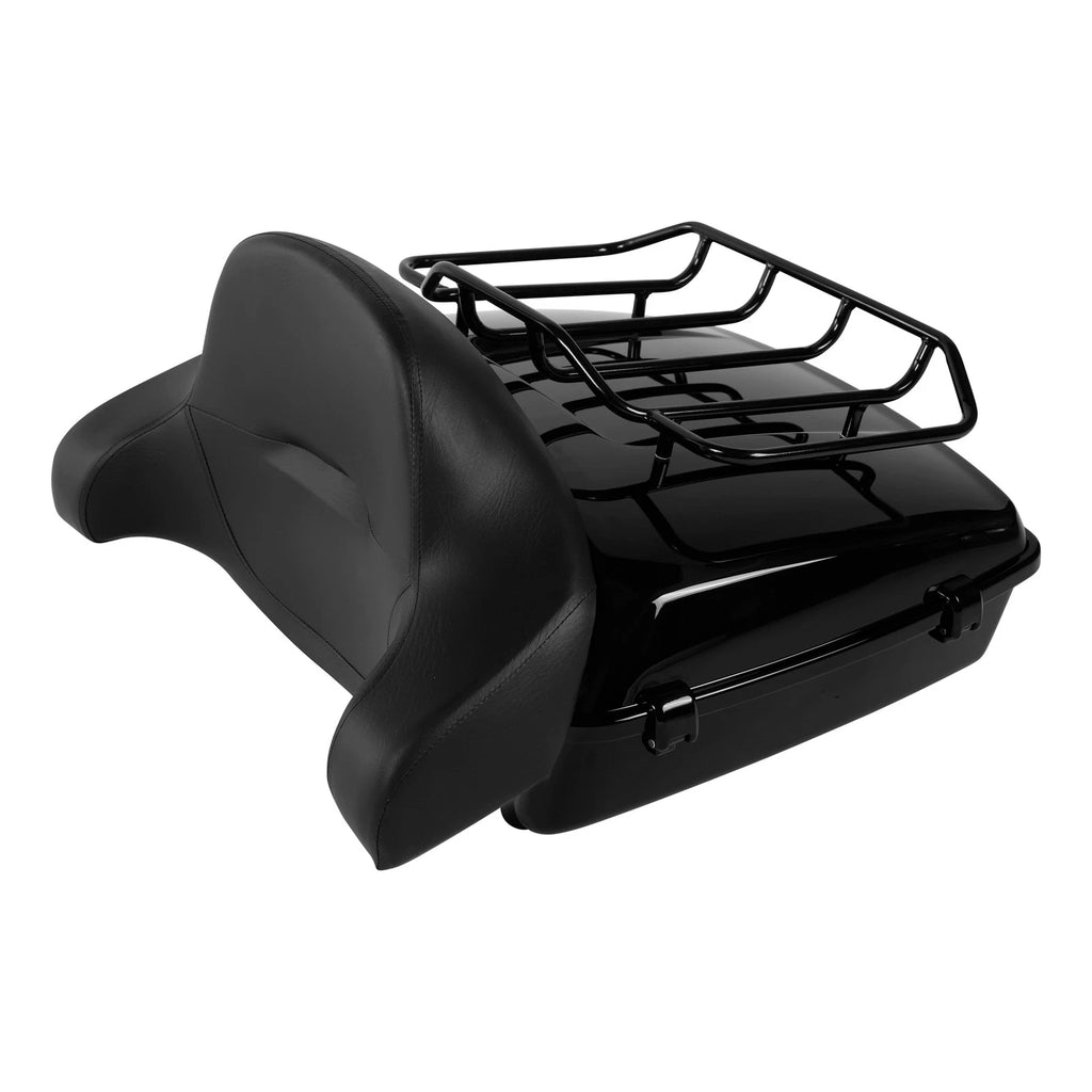 Chopped Trunk Backrest Rack for Harley Road Glide (2014–2026)