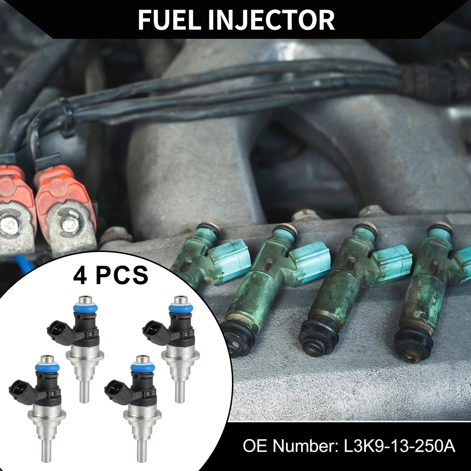 Fuel Injector Replacement for Mazda CX-7 (2007–2012) 2.3L 4 Pack