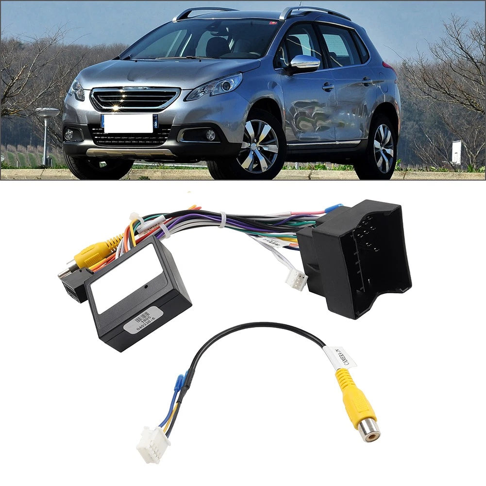 Radio Stereo GPS Power Harness Wire Cable for Citroen C3 C4 C5 (2002–2023)