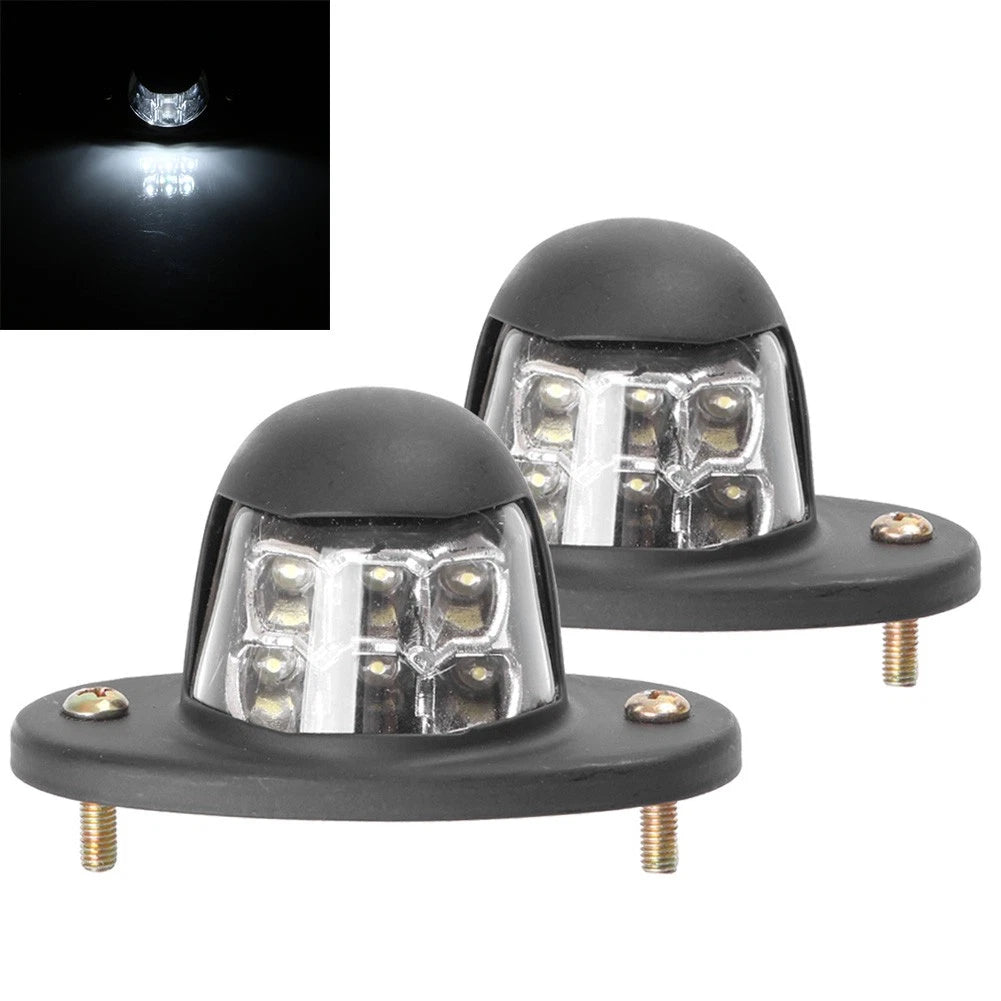 6 LED License Plate Light for Universal Vehicles (12V)