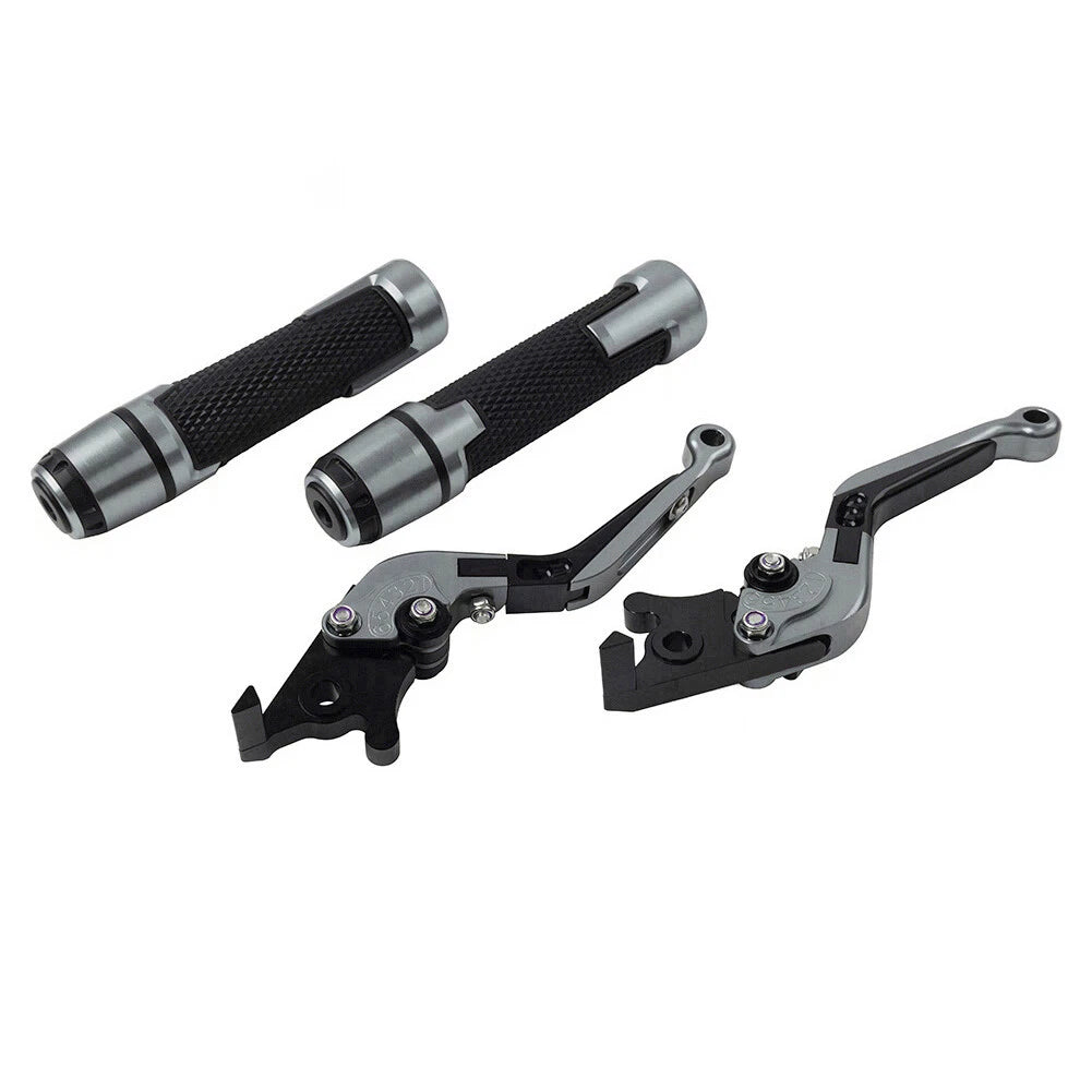 Titanium Extendable Brake Clutch Lever Handlebar Grip Set For Yamaha XSR900 ABS