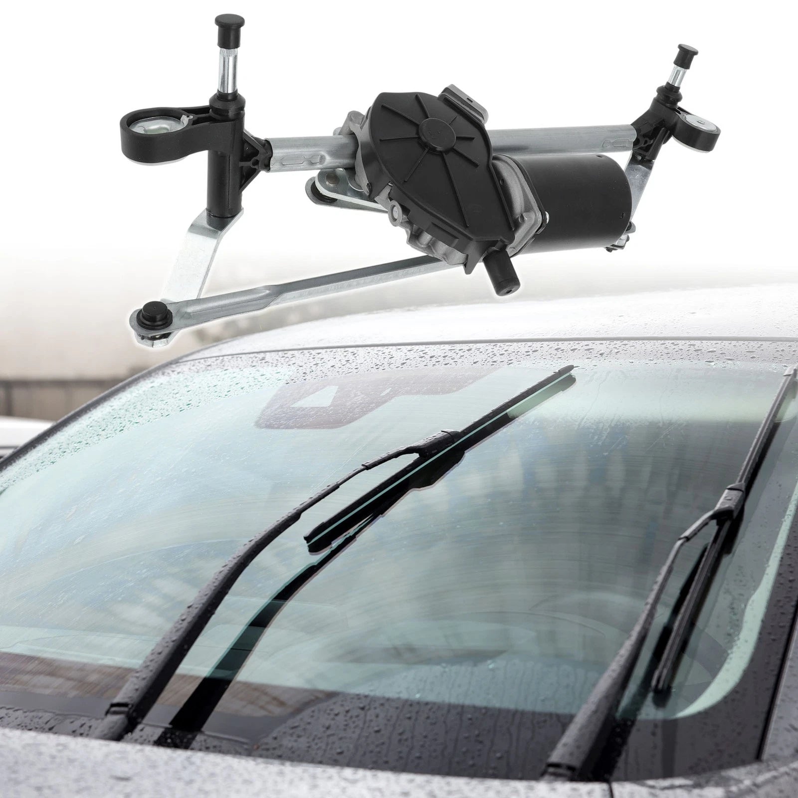 Front Windscreen Wiper Motor w/ Linkage for Vauxhall Corsa (2000–2006)